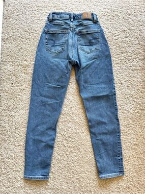 American Eagle Blue Stretch High-Waisted Jeans Size 000 Short